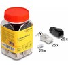 Delock DELOCK RJ45 Modularer Stecker Cat.6A, Cat.7 25er Set