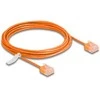 Delock RJ45 Netzwerkkabel Cat.6 UTP Ultra Slim 3 m oranžinis mit kurzen Steckern
