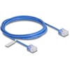 Delock Kabelis Patch Ultra cienki Cat.6 UTP 2 m Mėlyna (80797)