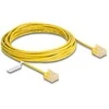 Delock RJ45 Netzwerkkabel Cat.6 UTP Ultra Slim 5 m gelb mit kurzen Steckern