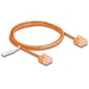 Delock RJ45 Netzwerkkabel Cat.6 UTP Ultra Slim 1 m oranžinis mit kurzen Steckern
