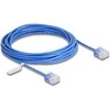 Delock RJ45 Netzwerkkabel Cat.6 UTP Ultra Slim 5 m blau mit kurzen Steckern