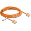 Delock RJ45 Netzwerkkabel Cat.6 UTP Ultra Slim 5 m oranžinis mit kurzen Steckern