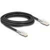 Delock RJ45 Netzwerkkabel Cat.6A S/FTP mit Secure Clips Set 3 m juodas