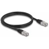 Delock RJ45 Netzwerkkabel Cat.6A S/FTP PE Outdoor 1 m juodas