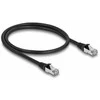 Delock RJ45 Netzwerkkabel Cat.6A S/FTP PUR Outdoor 0,5 m juodas