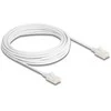 Delock RJ45 Netzwerkkabel Cat.6A Stecker zu Stecker mit robuster Rastnase Industrietauglich U/UTP Slim 5 m baltas