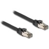 Delock RJ-45 Netzwerkkabel Cat.6a U/FTP ultra flexibel (juodas, 10 Meter, innerer Edelstahlmantel)
