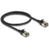 Delock RJ45 Netzwerkkabel Cat.8.1 F/FTP Slim Pro 0,5 m juodas