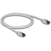 Delock RJ45 Netzwerkkabel Cat.8.1 S/FTP 1 m bis 40 Gbps grau