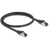 Delock RJ45 Netzwerkkabel Cat.8.1 S/FTP 0,5 m bis 40 Gbps juodas