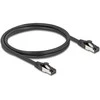 Delock RJ45 Netzwerkkabel Cat.8.1 S/FTP 1 m bis 40 Gbps juodas