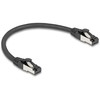 Delock DeLOCK 80566 kabelis sieciowy Juodas 0,25 m Cat8.1 S/FTP (S-STP)