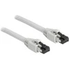 Delock RJ45 Netzwerkkabel Cat.8.1 S/FTP 2 m bis 40 Gbps grau