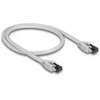 Delock RJ45 Netzwerkkabel Cat.8.1 S/FTP 0,5 m bis 40 Gbps grau