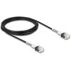 Delock RJ45 Netzwerkkabel mit doppeltem Knickschutz Cat.6A UTP Slim 3 m juodas