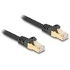 Delock RJ45 Netzwerkkabel mit Geflechtmantel Cat.6A S/FTP Stecker zu Stecker 7,5 m juodas
