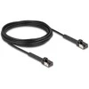 Delock RJ45 Slim Netzwerkkabel Cat.6A U/FTP winkelbar juodas 5 m
