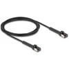 Delock RJ45 Slim Netzwerkkabel Cat.8.1 U/FTP winkelbar bis 40 Gbps juodas 2 m