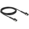 Delock RJ45 Slim Netzwerkkabel Cat.8.1 U/FTP winkelbar bis 40 Gbps juodas 3 m