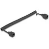 Delock RJ45 Spiralkabel Buchse zu Buchse Cat.5e UTP 0,8 m bis 2 m juodas