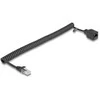 Delock RJ45 Spiralkabel Stecker zu Buchse Cat.5e UTP 0,5 m bis 1 m juodas