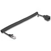 Delock RJ45 Spiralkabel Stecker zu Buchse Cat.5e UTP 0,8 m bis 2 m juodas