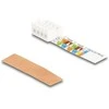 Delock RJ45 Stecker feldkonfektionierbar Cat.6A mit Kabelverschraubung und Staubschutz werkzeugfrei