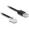 Delock RJ50 zu USB 2.0 Typ-A Barcode Scanner Spiralkabel 2 m