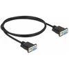Delock nuoseklusis kabelis RS-232 D-Sub 9 nuo movos iki movos - 1 m