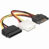 Delock SATA Power 15pin>4pin+SATA 5pin Del