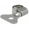 Delock Schlauchschelle mit Flügelmutter 8 - 12 mm 10 Stück Metall