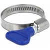 Delock Schlauchschelle Nerūdijantis plienas 400 SS mit Flügelmutter 25 - 40 mm 5 Stück blau