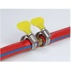 Delock Schlauchschelle Nerūdijantis plienas 400 SS mit Flügelmutter 32 - 50 mm 5 Stück gelb