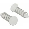 Delock Push rivet - Plastic - Baltas - Electronics - Flat head - 6.3 mm