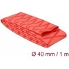 Delock Schrumpfschlauch X-Muster rutschfest 1 m x 40 mm raudona