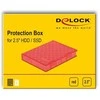 Delock 18370 - Cover - Plastic - Raudona - 2.5" - 80 mm - 105 mm