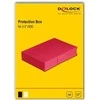 Serveris Delock 18374 - Cover - Plastic - Raudona - 3.5" - 112 mm - 162 mm