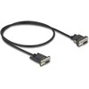 Delock Seriell Kabelis RS-232 D-Sub9 Buchse zu D-Sub9 Buchse Stromanschluss an Pin 9 0,5 m