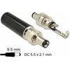 DELOCK jungtis DC 2.1x5.5x9.5mm (juodas)