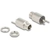 Delock Steckverbinder DC 5,5 x 2,5 mm Buchse zum Einbau Lötversion - rund 20 V / 10 A