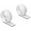 Delock Strapazierfähiges Klettband mit Haft- und Flauschband L 1 m x B 20 mm baltas