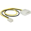 Delock Stromkabel 2 Pin Stecker > 3 Pin Buchse (Lüfter) 30 cm