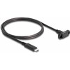 Kabelis USB Delock USB-C - USB-C 1 m Juodas (87824)