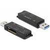 SD/Micro SD/MS atminties kortelės delock SuperSpeed USB Card Reader