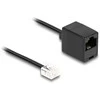 Delock Telefonkabel RJ11 Stecker zu RJ45 Buchse juodas 10 m