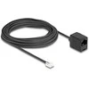 Delock Telefonkabel RJ11 Stecker zu RJ45 Buchse juodas 10 m