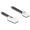 Delock Telefonkabel / Spiralkabel RJ11 Stecker zu RJ45 Stecker juodas 5 m