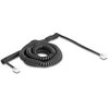 Delock Telefonkabel / Spiralkabel RJ11 Stecker zu RJ11 Stecker juodas 10 m