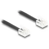 Delock Telefonkabel / Spiralkabel RJ11 Stecker zu RJ11 Stecker juodas 10 m